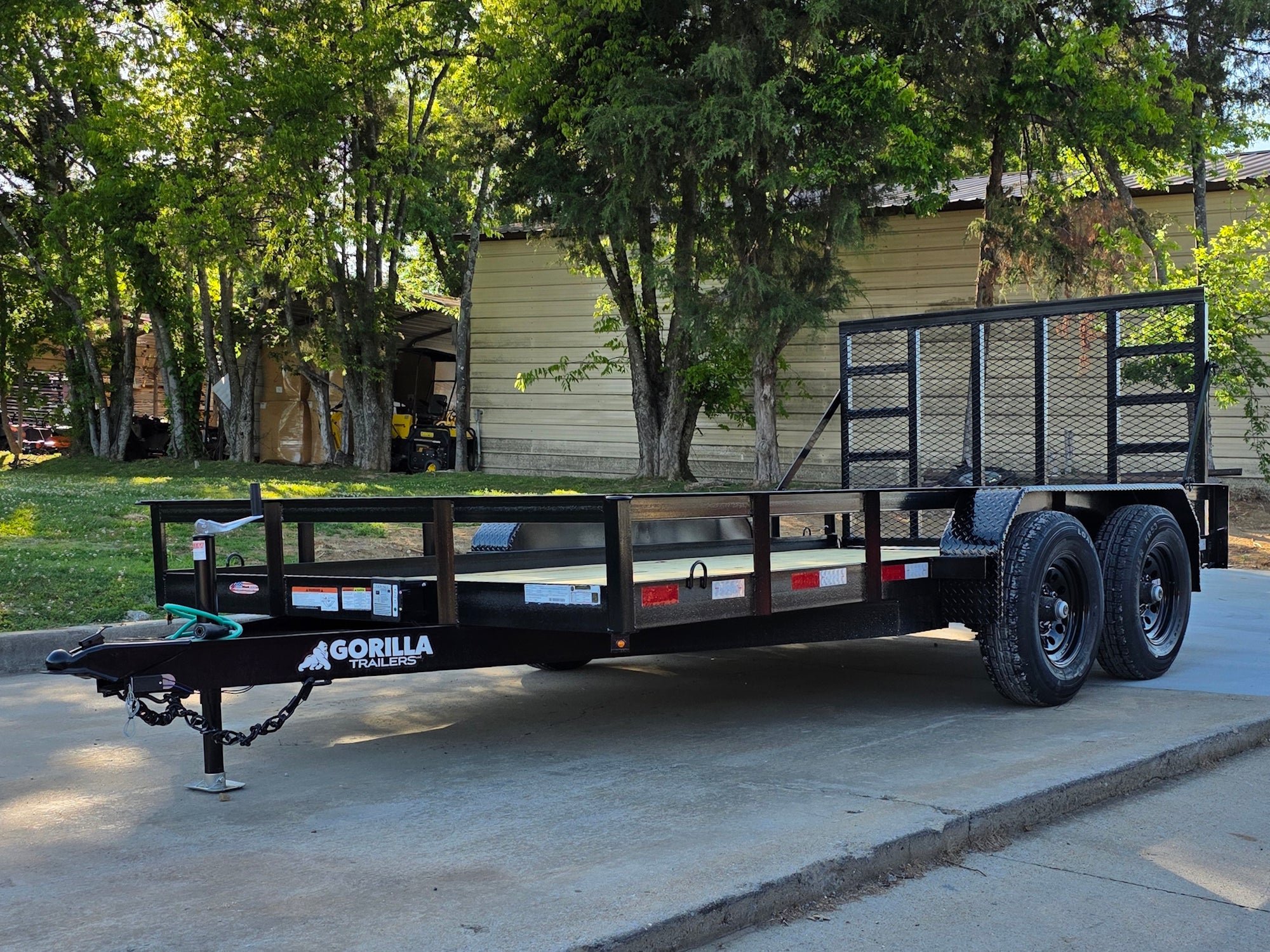 7' X 14' Straight Deck Heavy Duty Utility Trailer (2) 5,200lb Axles 10K GVWR
