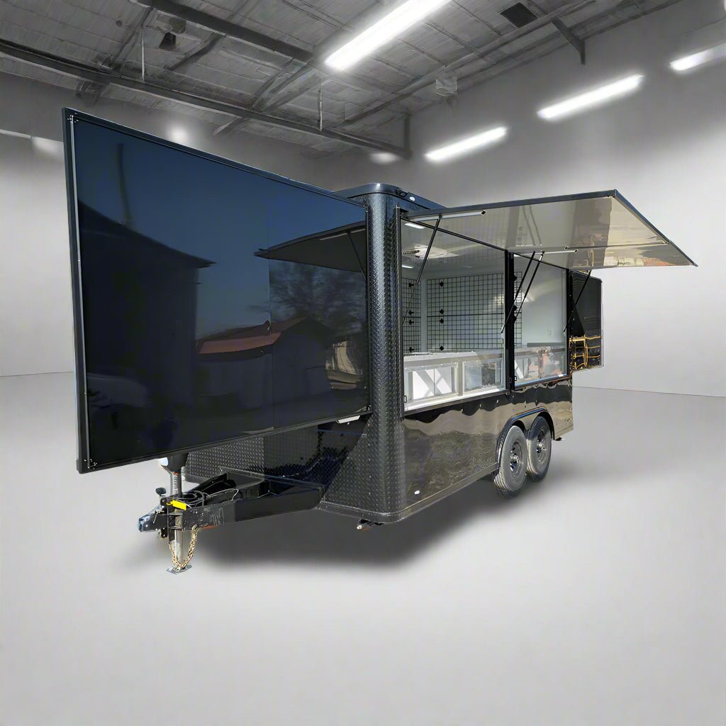 8.5' X 16' Merchandising & Marketing Event Trailer w/Blackout