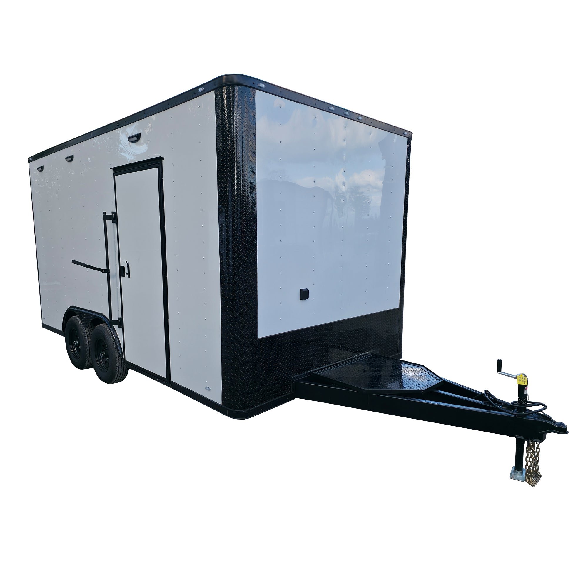 8.5' X 16' Custom Office and Mobile Operations Enclosed Trailer
