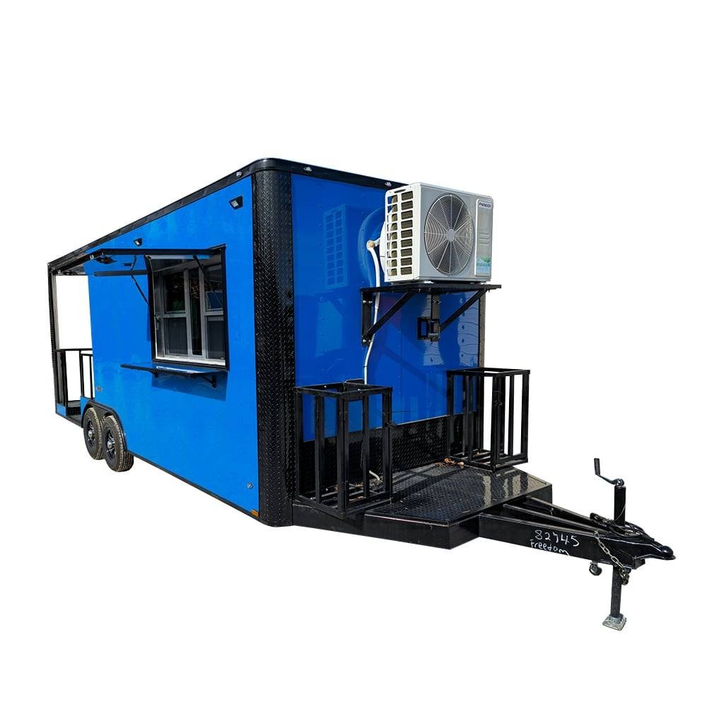 8.5' X 22' Cobalt Blue BBQ Food Event Catering