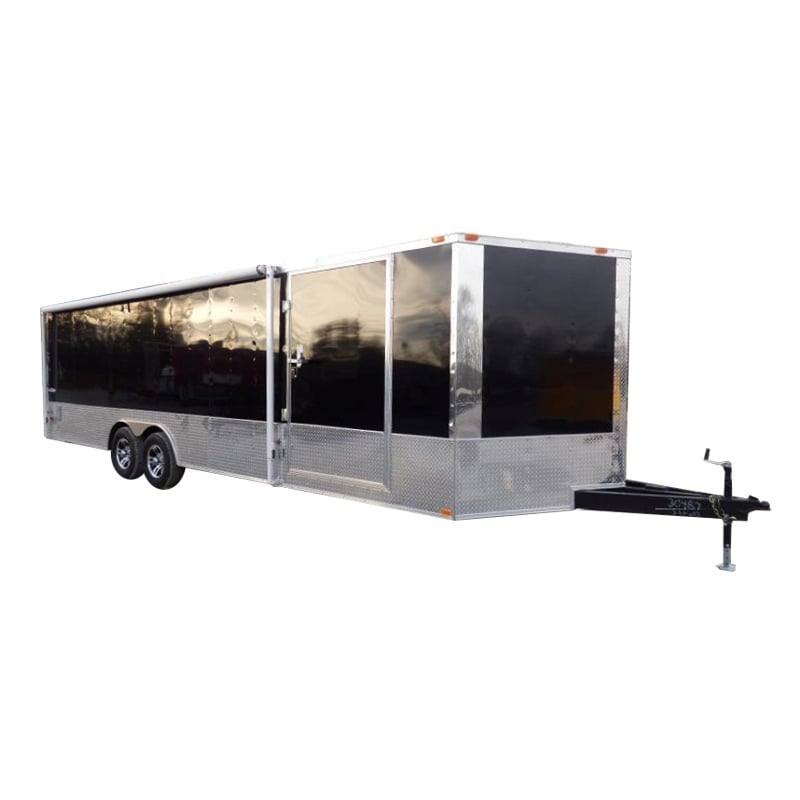 8.5' X 26' Custom Enclosed Trailer Black