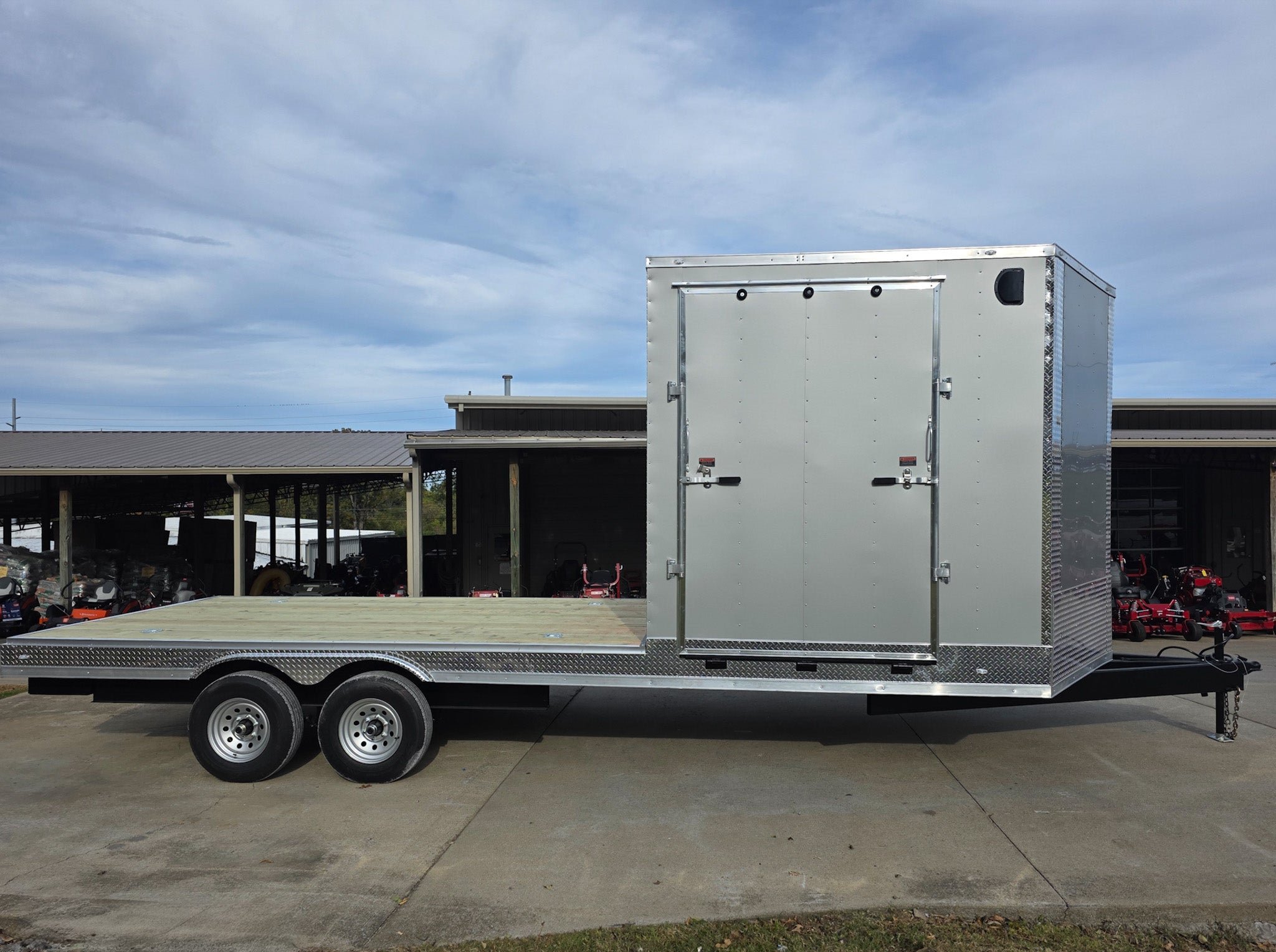 8.5x22 Hybrid Deckover Enclosed Trailer (2) 5200lb Axles