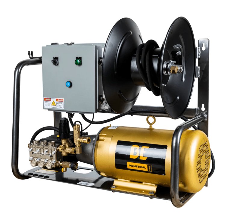 BE X-3010FW3GENHT Electric Cold Water Pressure Washer 3000 PSI 4.0 GPM 10 HP 3-Phase Wall Mount