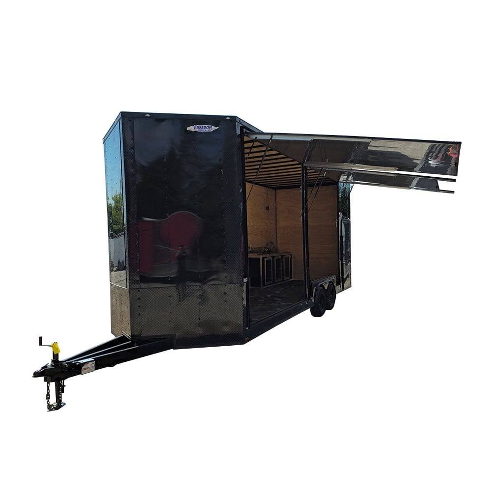 Concession Trailer 8.5' X 24' Black Event Vending Marketing