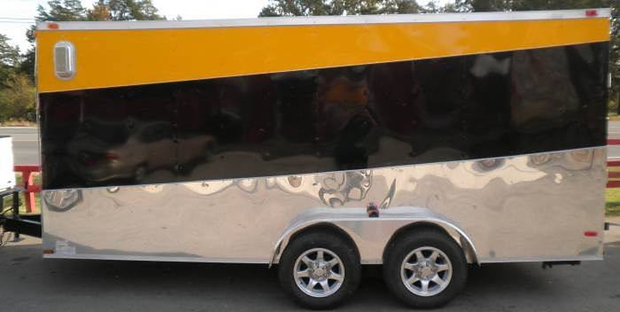 Enclosed Trailer 7x16 - Equipment Car Motorcycle Hauler Storage