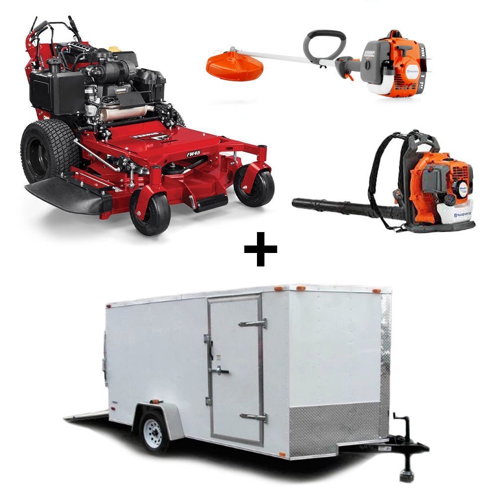 Ferris 5901892 FW45 52" 28HP Vanguard Walk Behind Enclosed Trailer Handheld Package