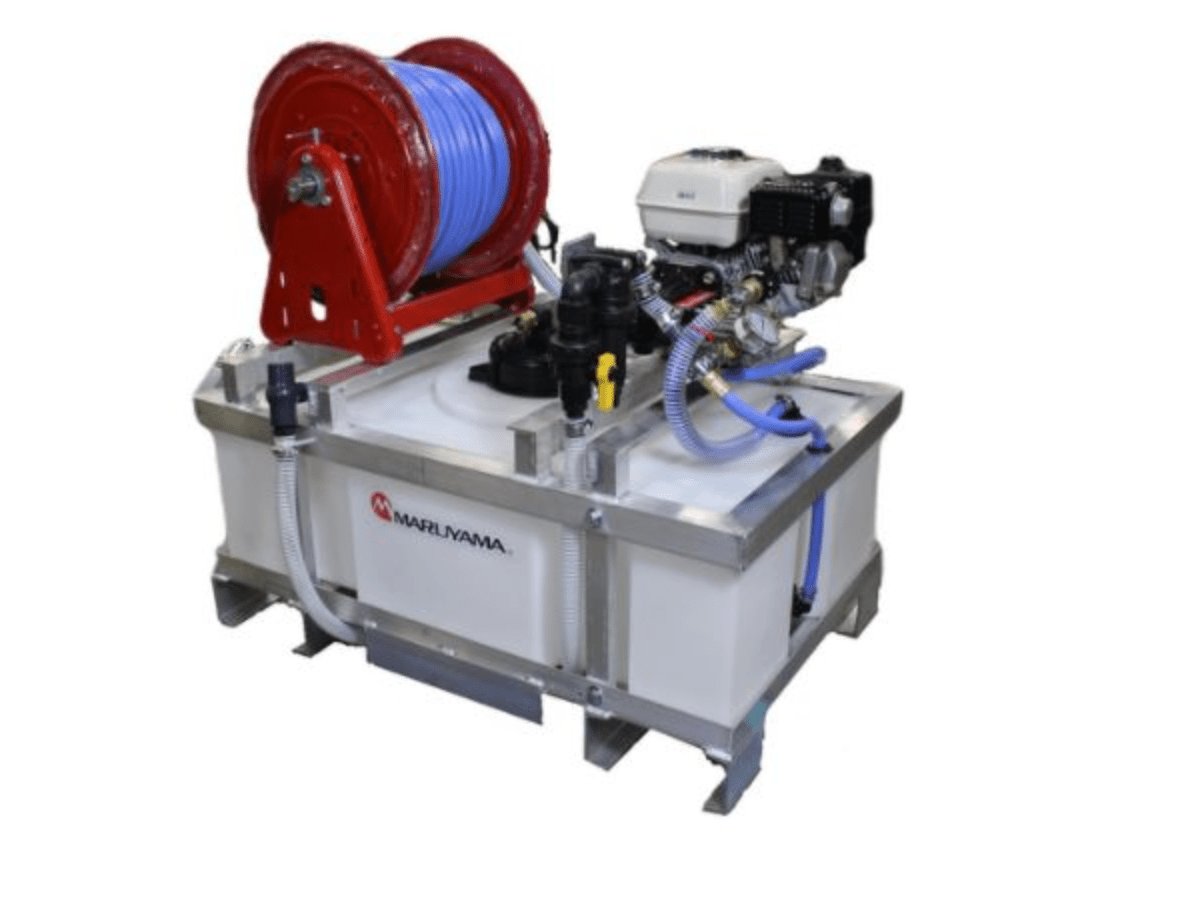 Maruyama MSD41-50TE 50 Gallon Top Skid Sprayer-Electric Reel