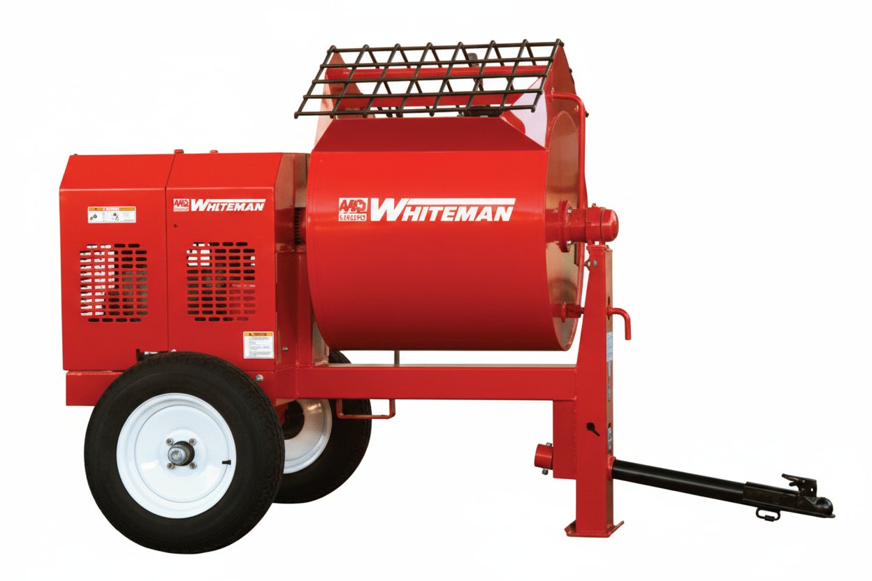 Multiquip WM90SLF Steel Drum Mortar Mixer 9HP MPower