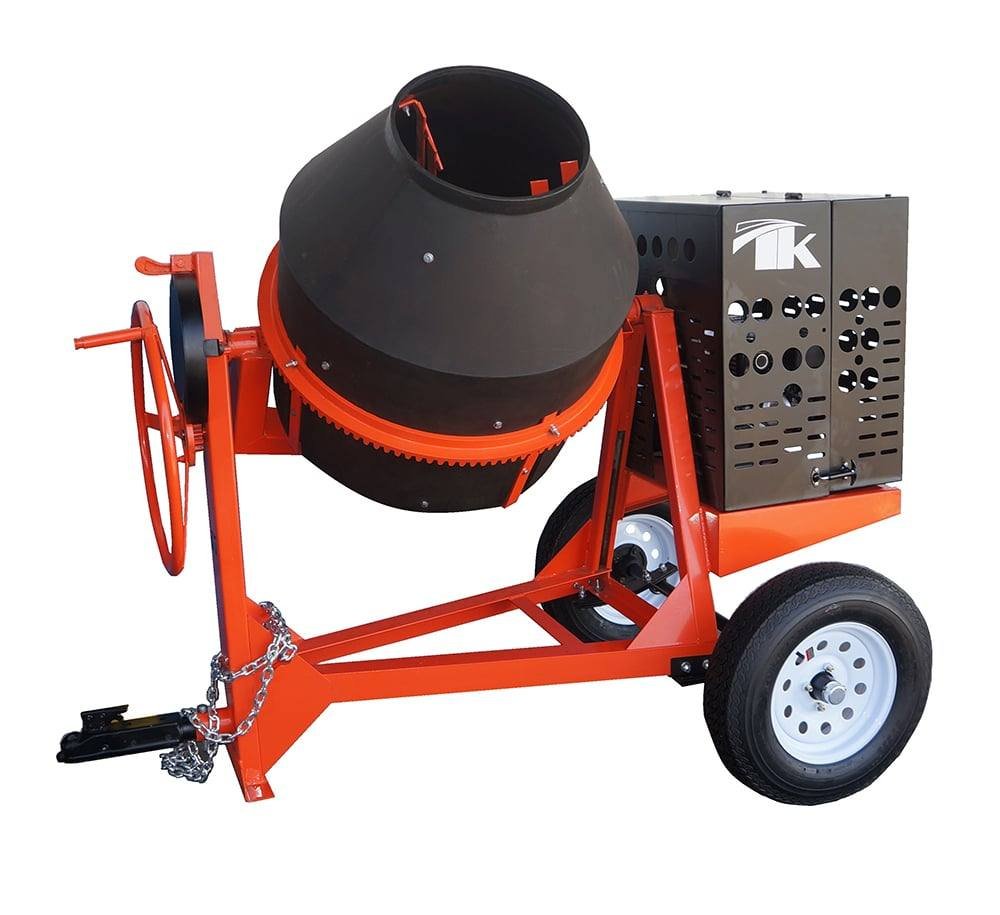 TK Equipment CM9P-GH8 Concrete Mixer - 9 Cu. Ft. 8 HP Honda