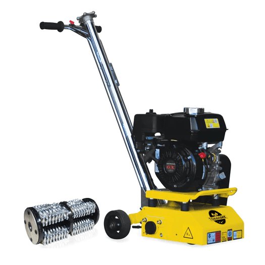 Tomahawk Power TSCAR-8H 8" Gas Concrete Scarifier Planer Grinder 5.5HP Honda & Drum