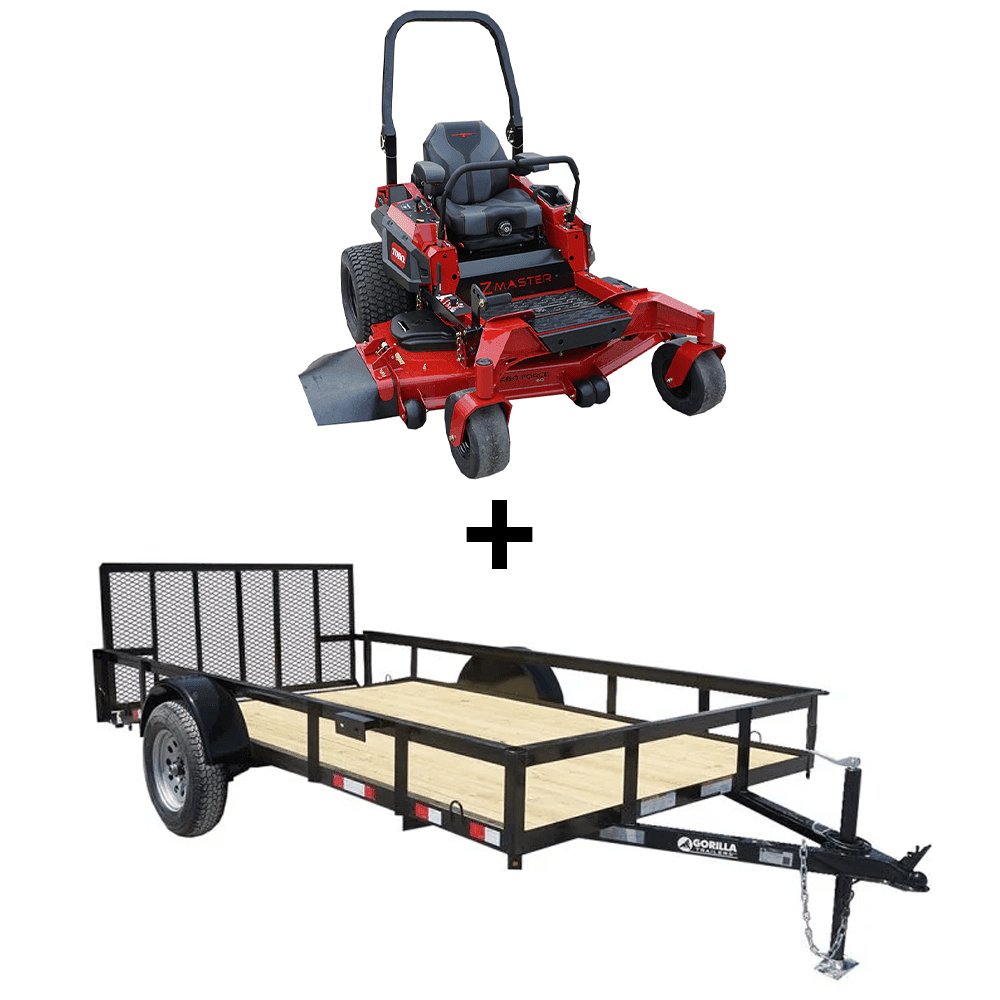 Toro 74004 ZMaster 4000 Series 60" Zero Turn Mower Util Trailer Bundle
